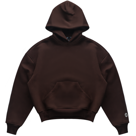 ULTRA HEAVYWEIGHT HOODIE IN DARK CHOC